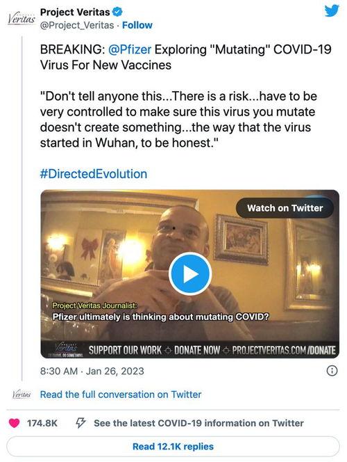 辉瑞高管 爆料新闻视频,揭秘疫苗研发内幕与行业真相  第1张